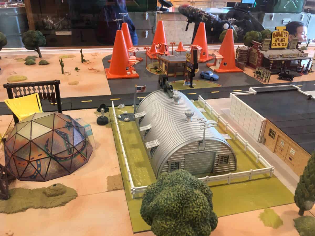 Cars Land Precision Series Diorama Sarge's Surplus Hut Disney California Adventure