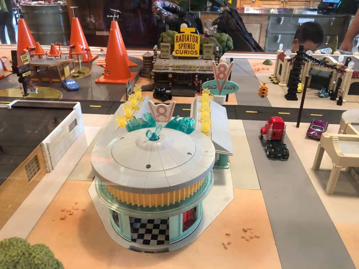 Cars Land Precision Series Diorama Sarge's Surplus Hut Disney California Adventure