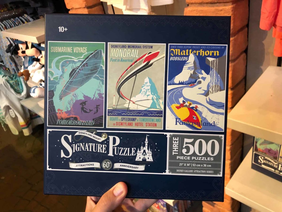 Disneyland Submarine Voyage Monorail Matterhorn Bobsleds Puzzle Set Gag Factory Toontown