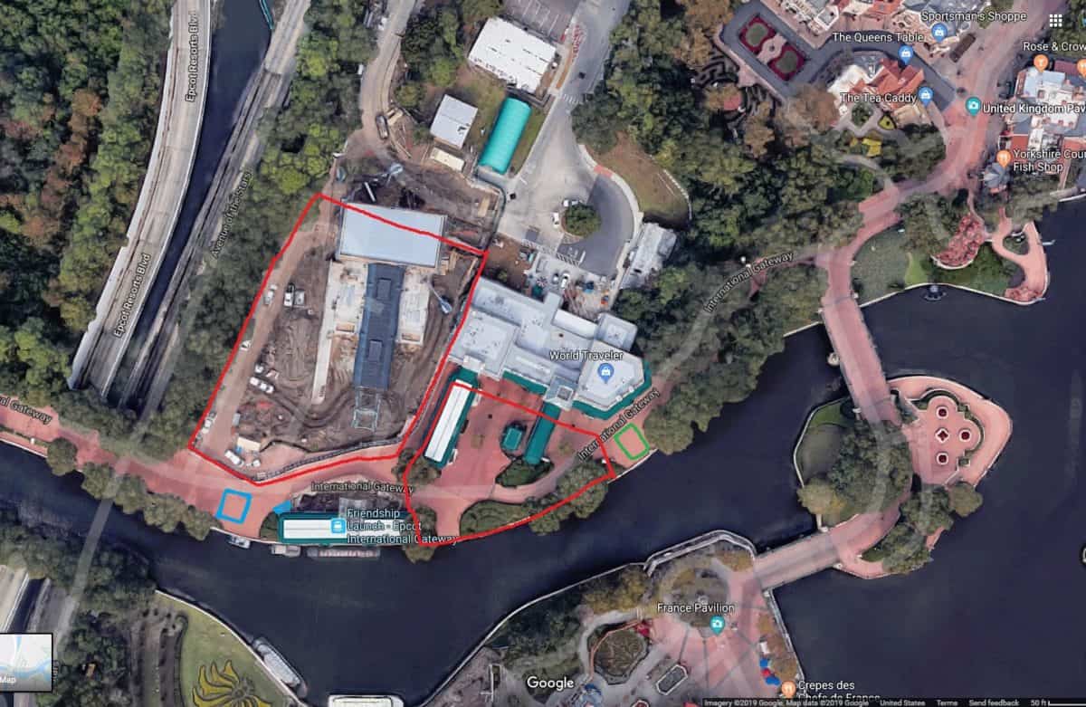 Epcot International Gateway Construction
