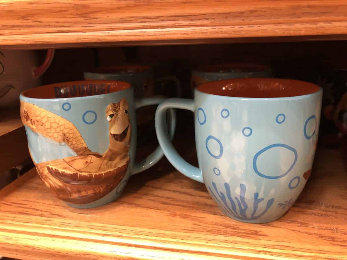 Pixar Mug Finding Nemo Crush Atwater Ink and Paint Art Supply Disney California Adventure