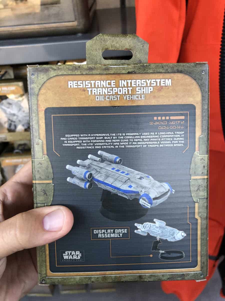 Star Wars: Galaxy's Edge Resistance Supply
