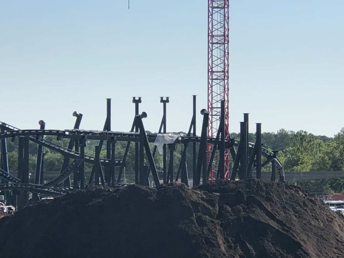 TRON Lightcycle Power Run Construction 