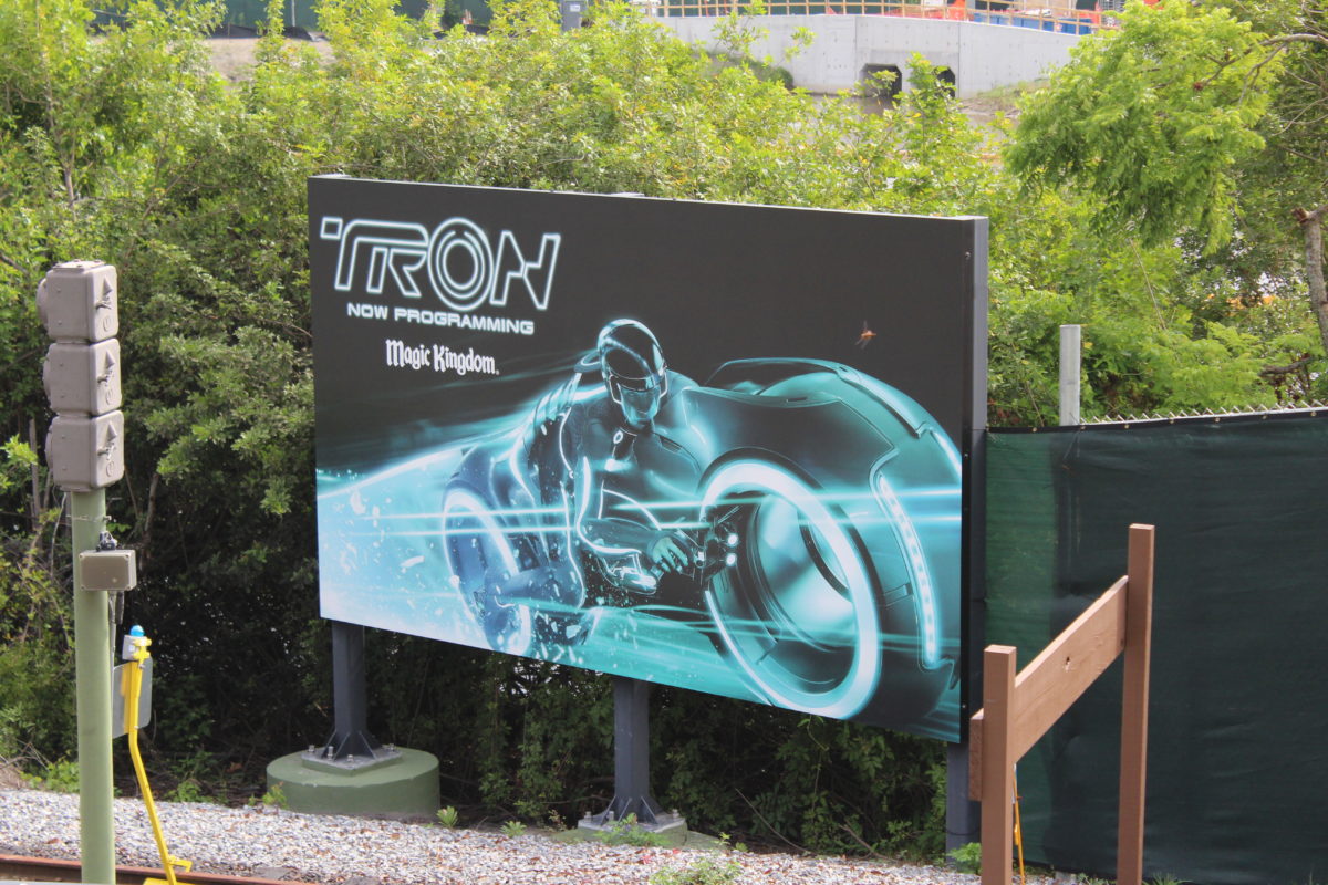 PHOTOS: A Closer Look at TRON Lightcycle Power Run Roller Coaster  Construction at The Magic Kingdom - WDW News Today
