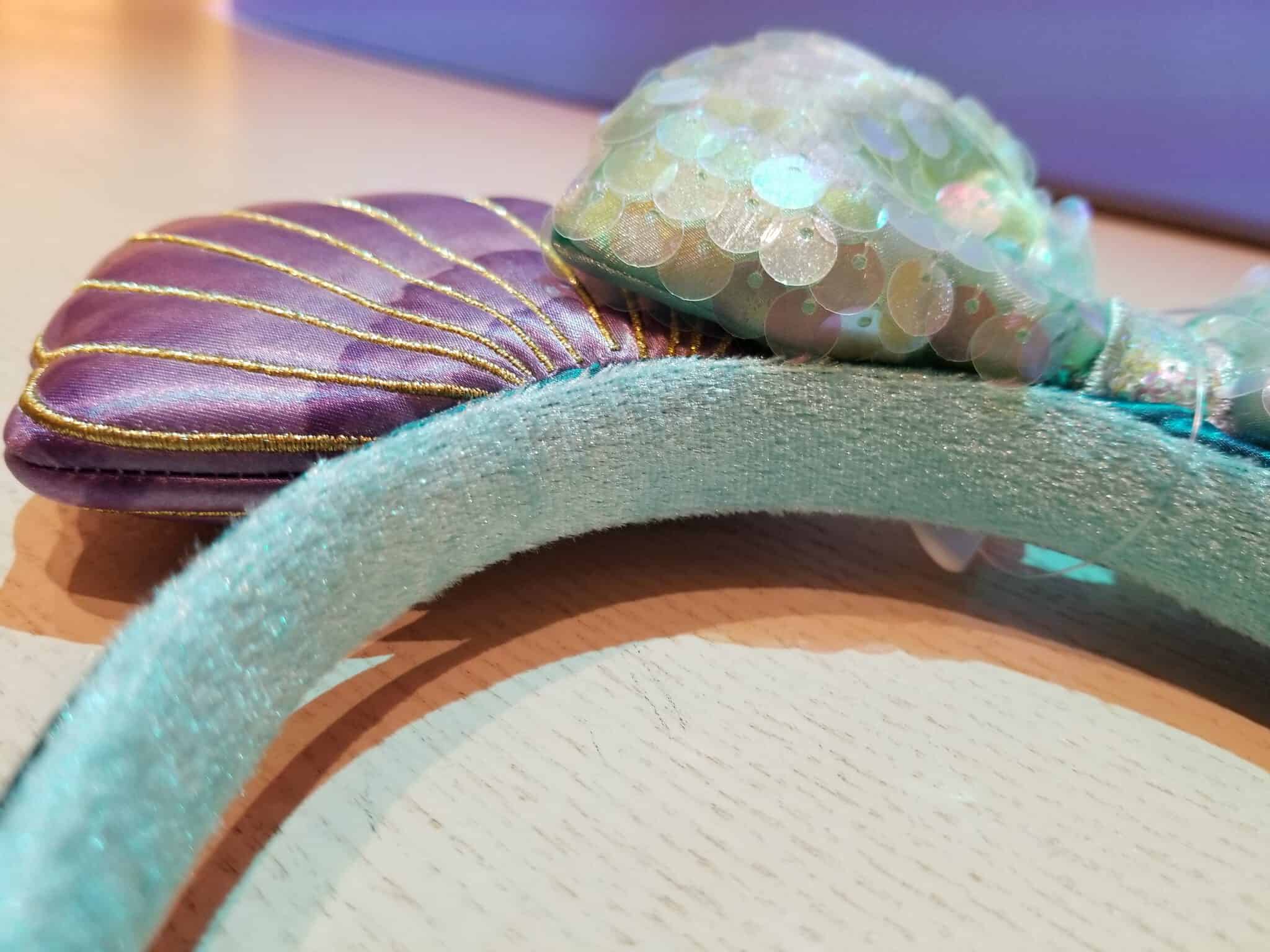 Little Mermaid ear headband Disneyland Resort inner band material
