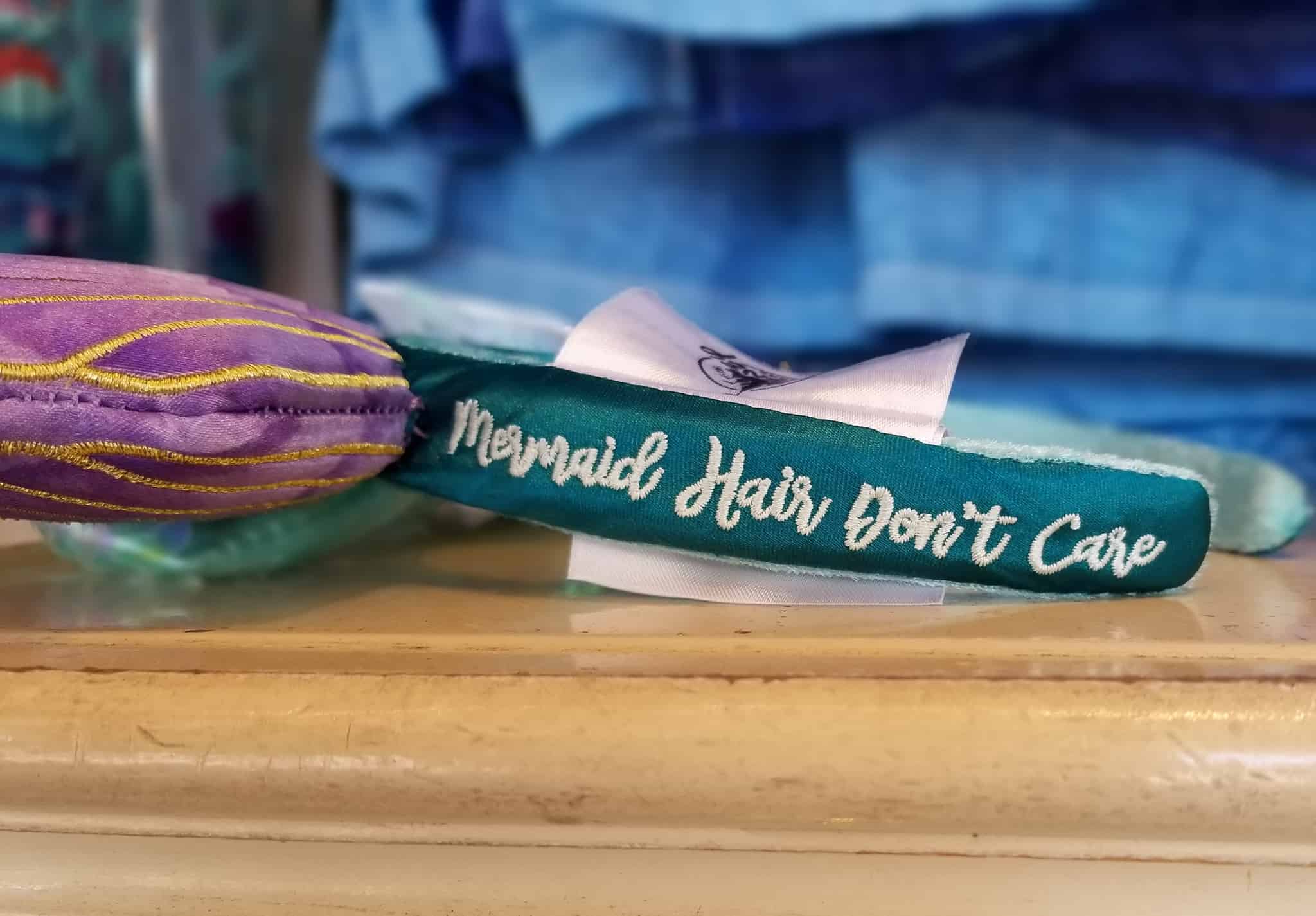 Little Mermaid ear headband Disneyland Resort outer band "Mermaid Hair Don't Care"