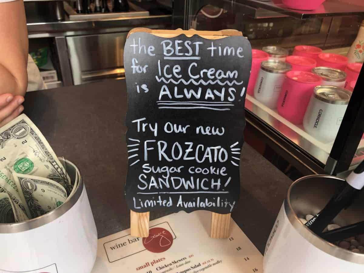 The Best Time For Ice Cream is Always sign