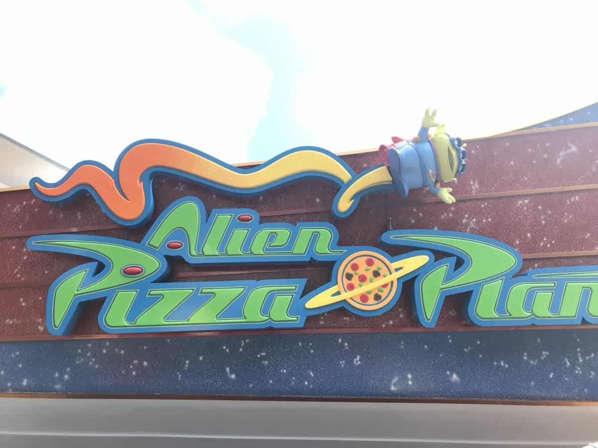 Alien Pizza Planet Tomorrowland Disneyland Park