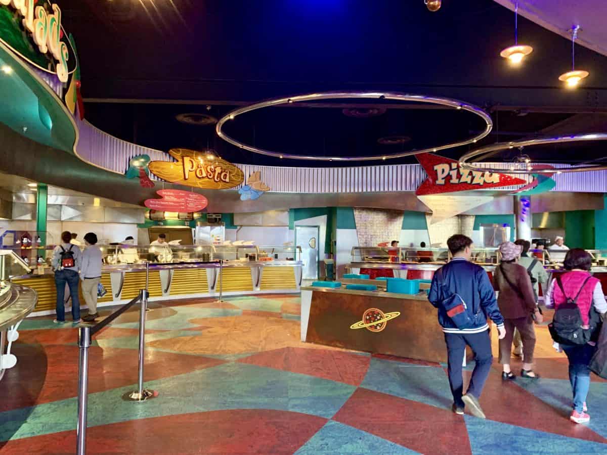 Alien Pizza Planet Tomorrowland Disneyland Park