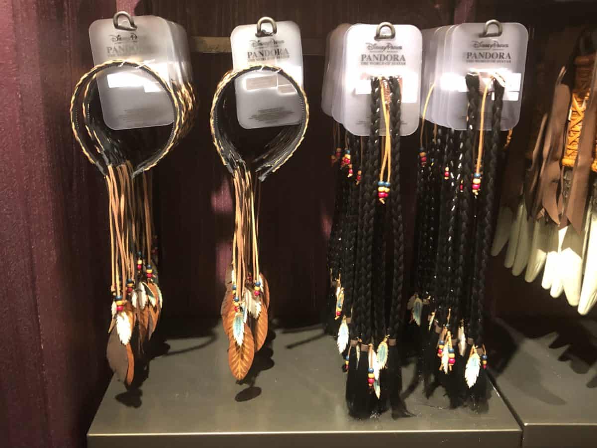 Navi hair clip braids and headbands