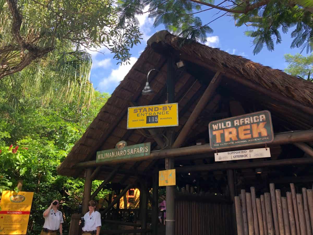 Kilimanjaro Safaris high wait time