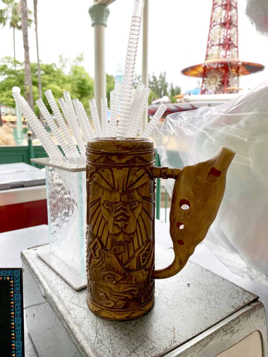 Annual Passholder Magnet and Souvenir Ocarina Sipper Lion AP Corner Disney California Adventure
