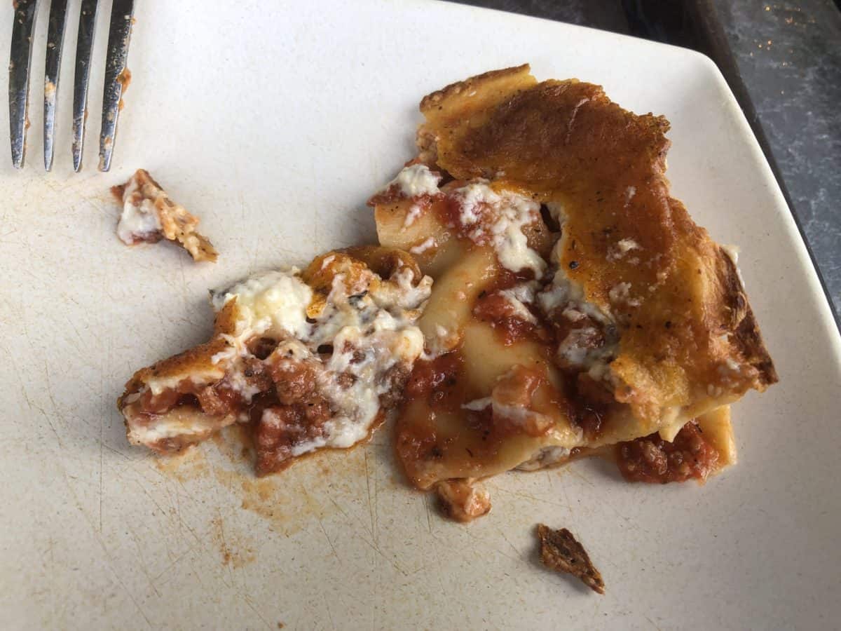 meat and cheese lasagna