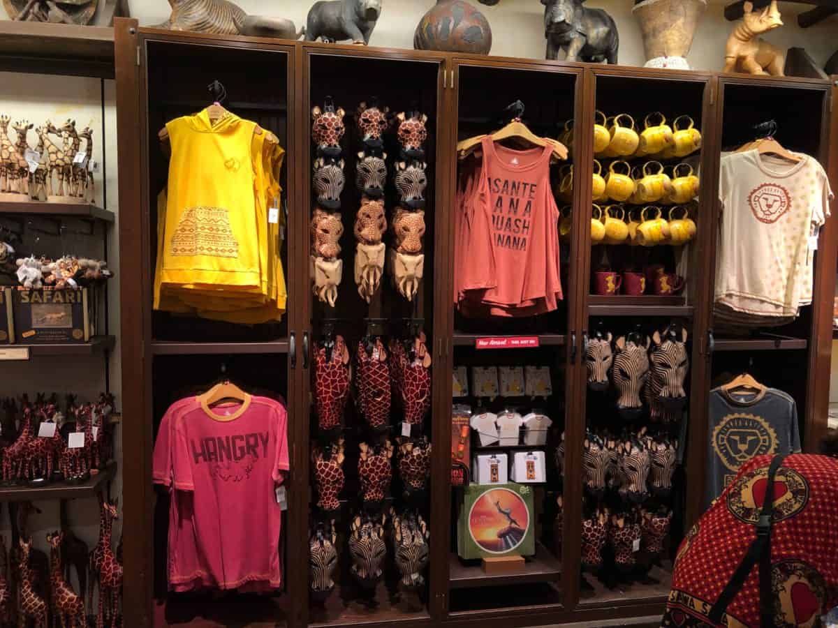 Animal Kingdom Mombasa Market Lion King display