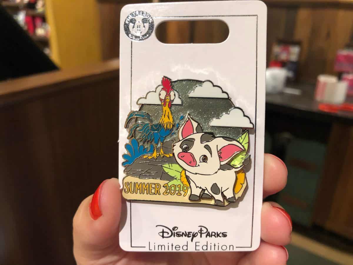 Pua and Hei Hei summer pin