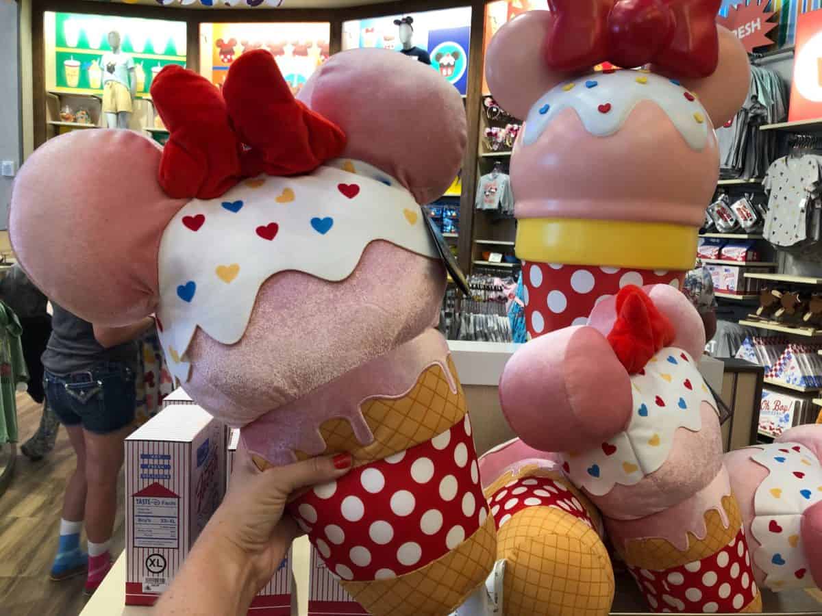 Ice Cream Mickey Snack Food Pillow