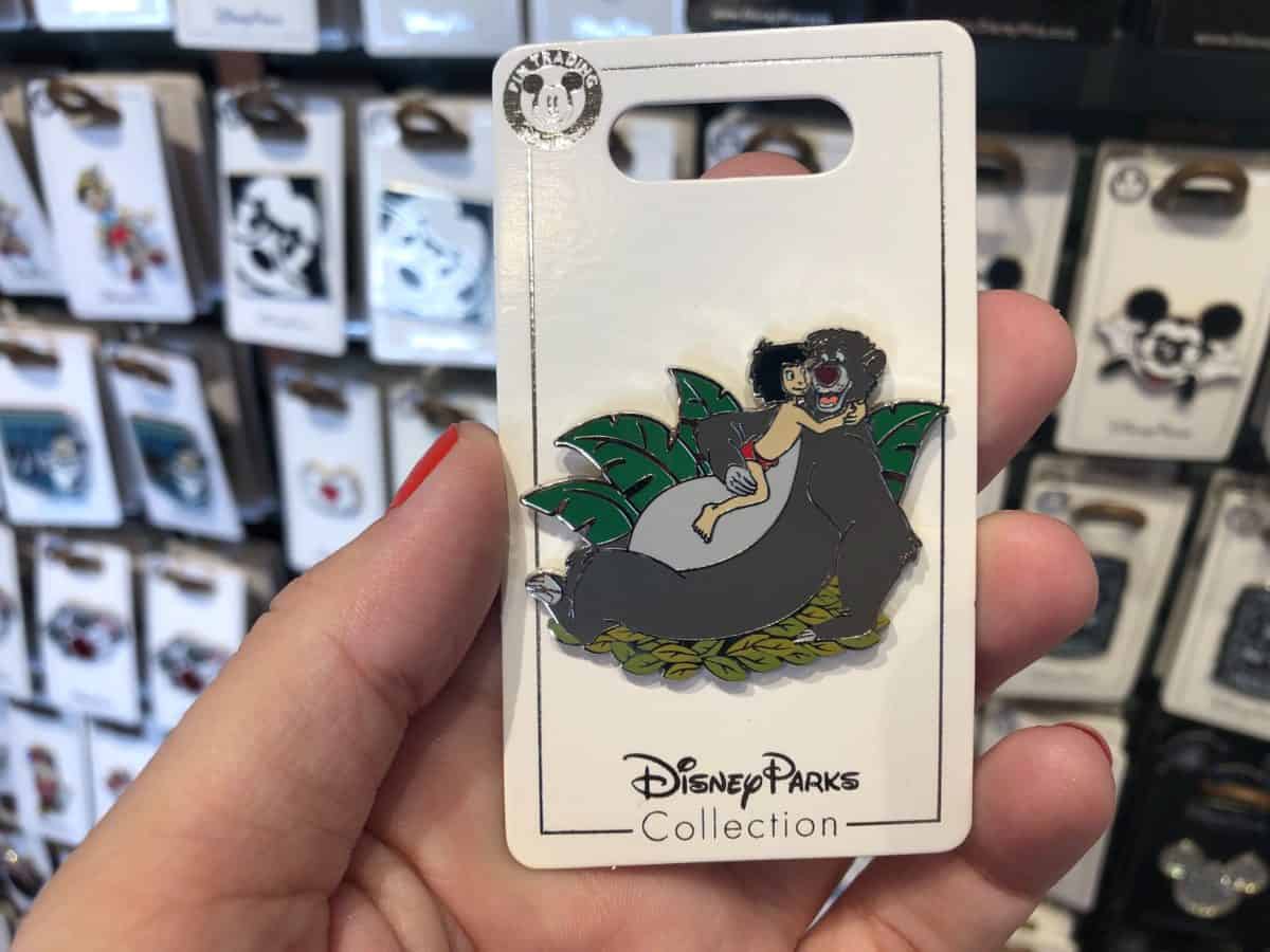 Baloon and Mowgli pin