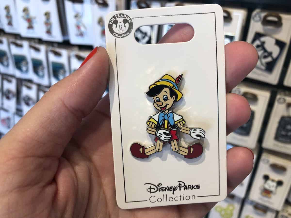 Pinocchio Pin, Moveable arms and legs