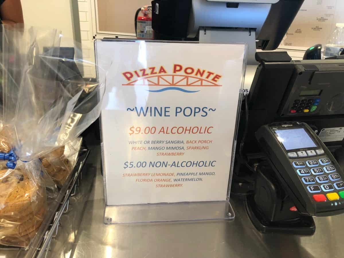 Wine Pops sign