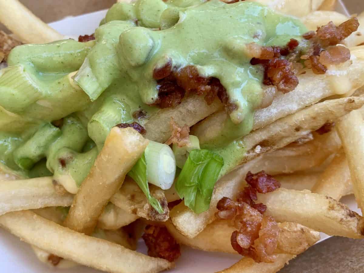 Double Cheeseburger and Loaded Fries Hungry Bear Restaurant Disneyland Park