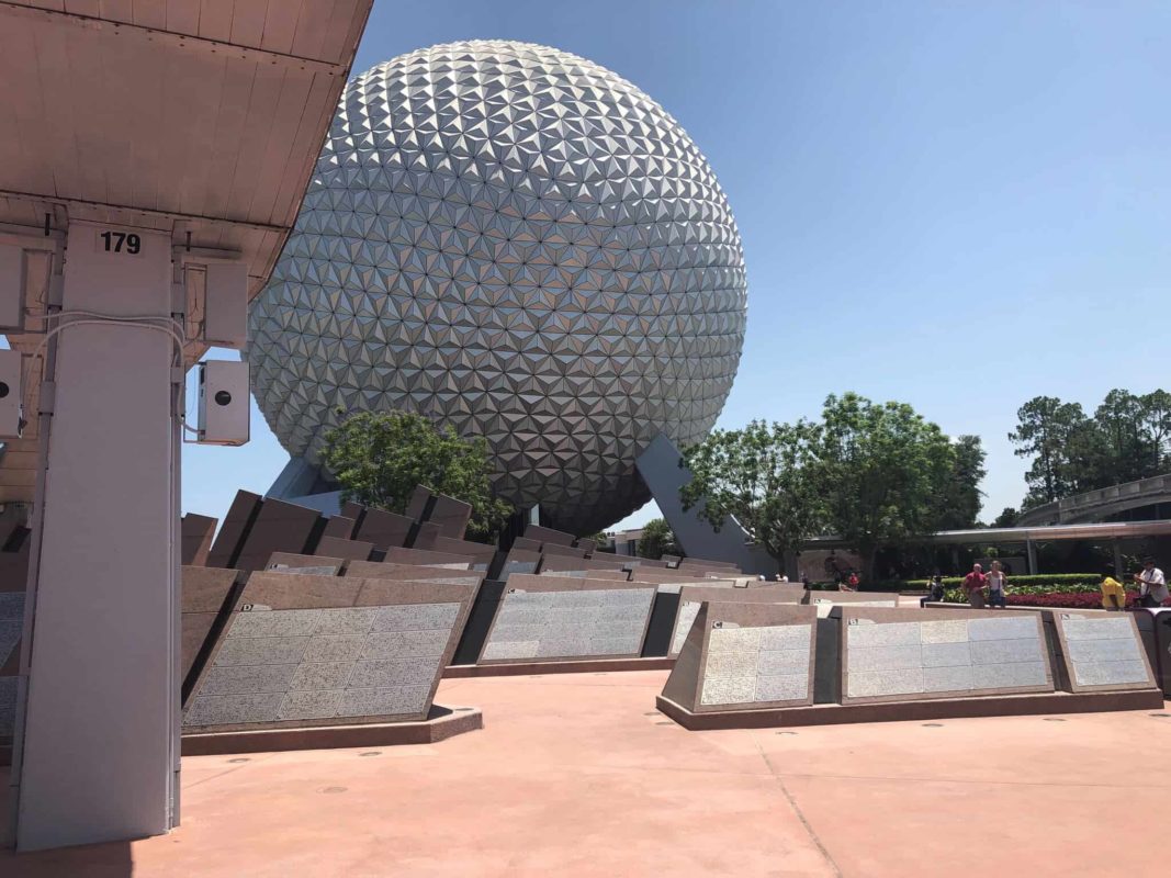 Spaceship Earth with Monoliths
