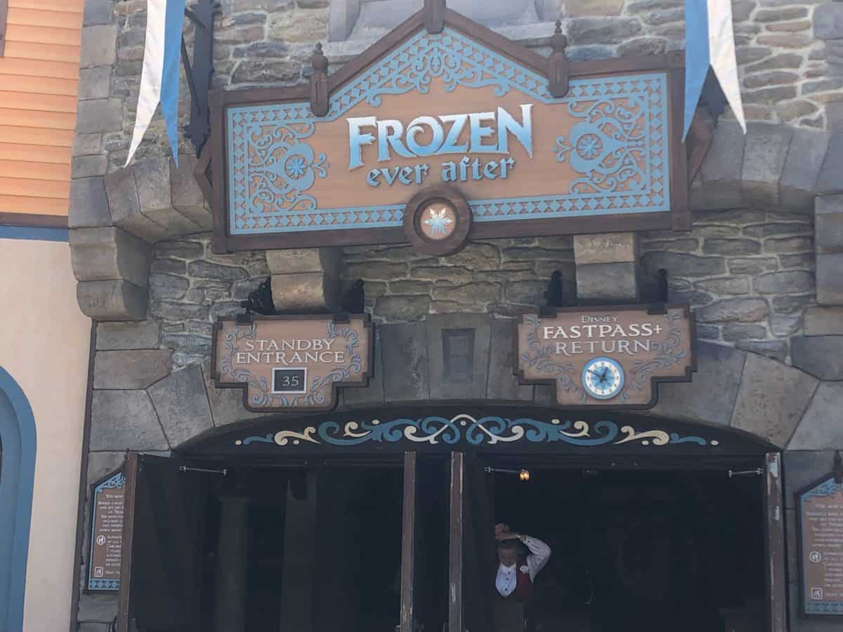 Frozen Wait Time Sign