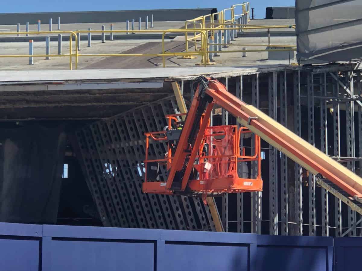 Guardians of the Galaxy Epcot Construction