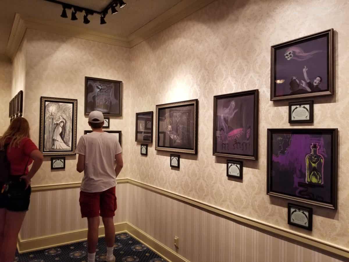 Happy Haunts Materialize The Art of Haunted Mansion 50th Anniversary Exhibit Disney Gallery Disneyland Park