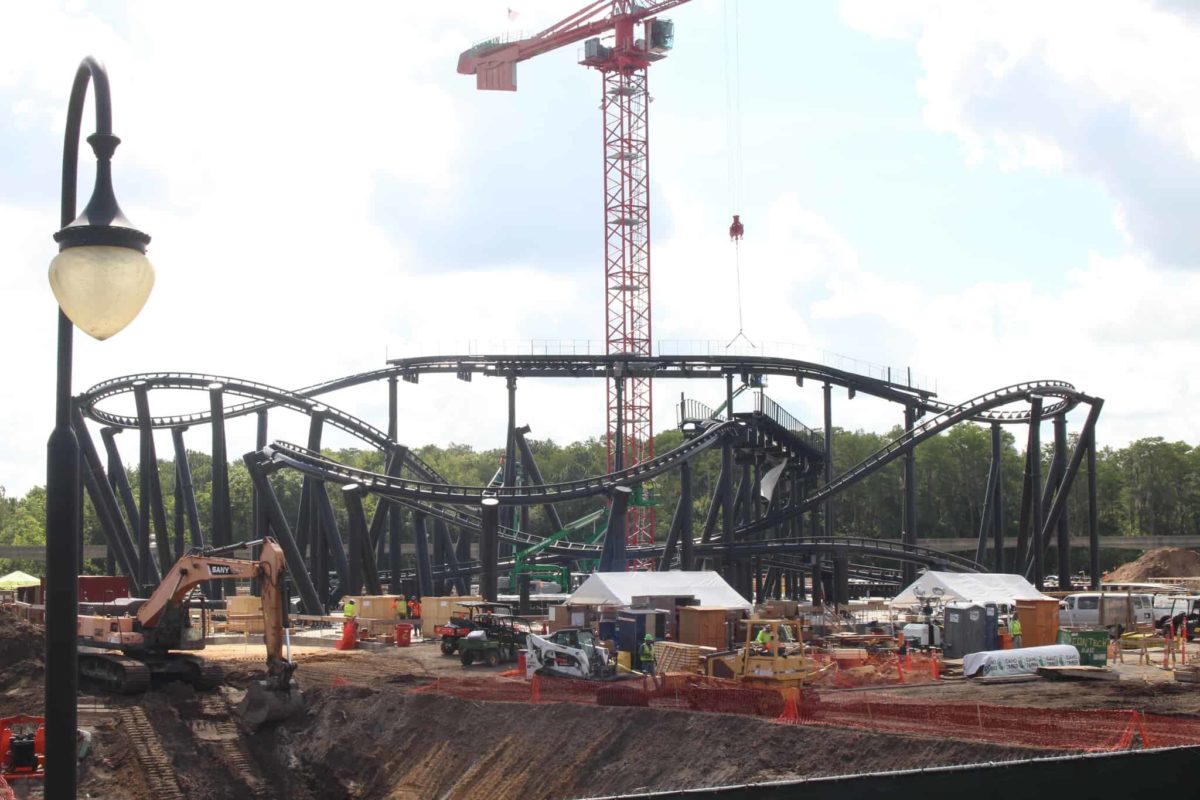 tron lightcycle power run construction