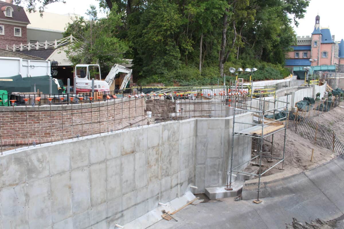 Cinderella Castle pathway widening