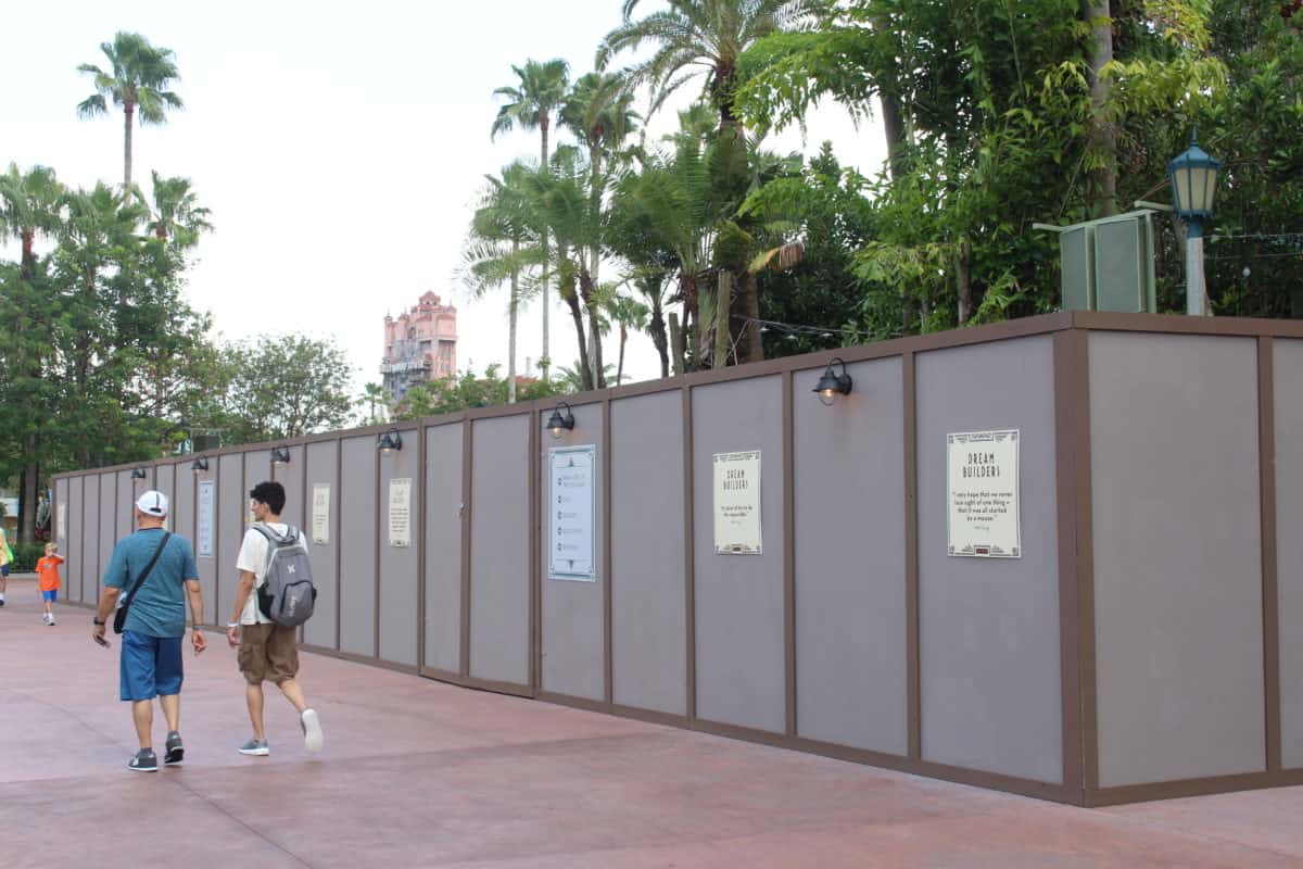 Hollywood Studios construction