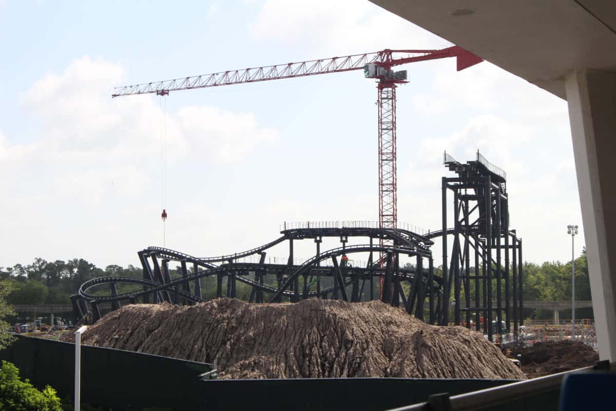 tron lightcycle power run construction