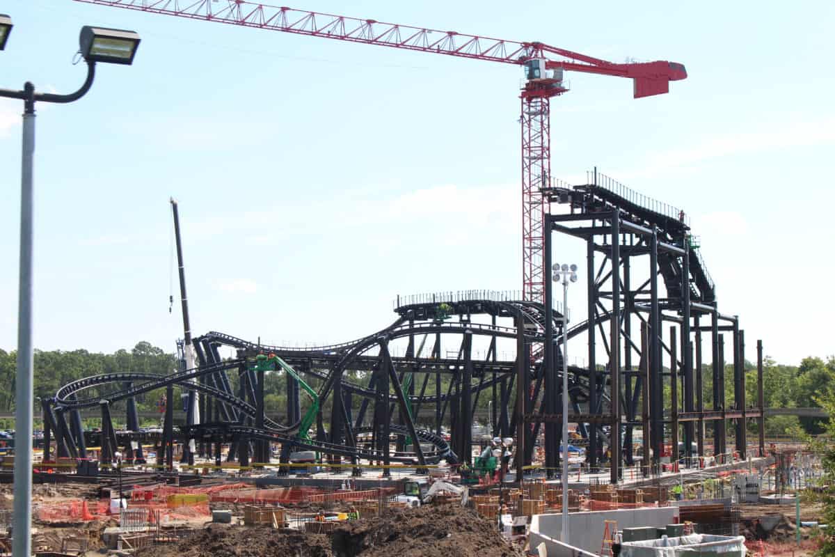 tron lightcycle power run construction