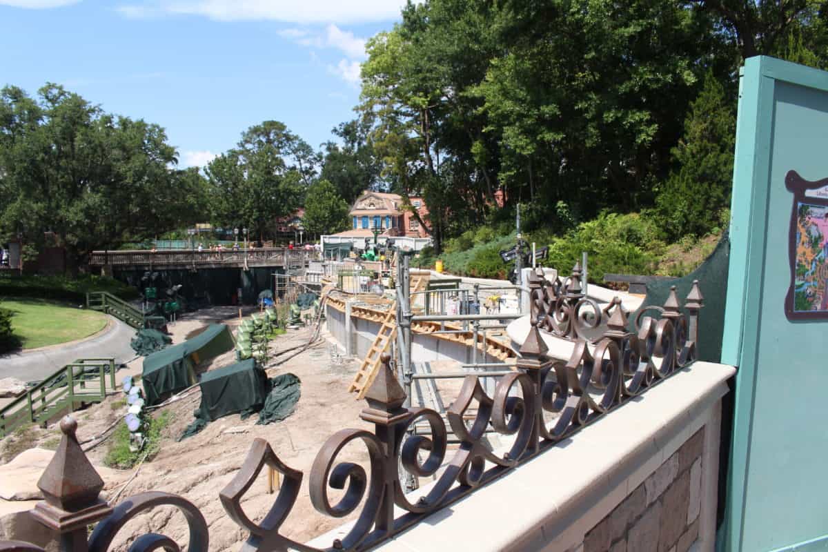 Cinderella Castle pathway widening