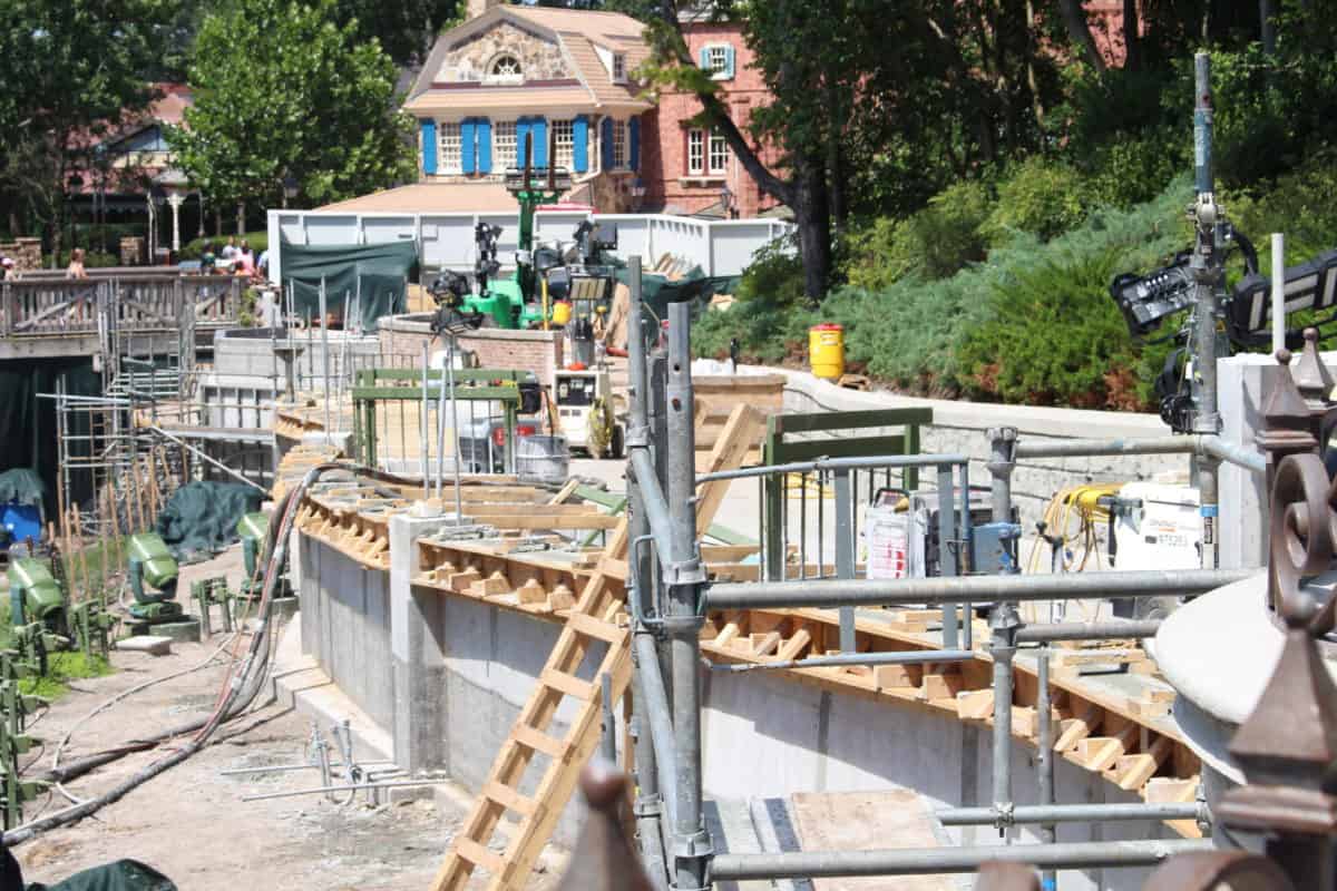 Cinderella Castle pathway widening