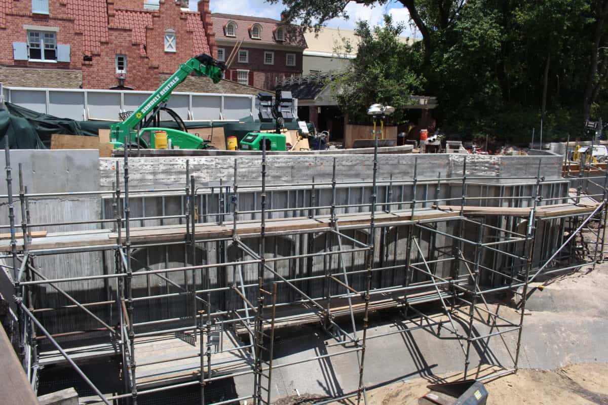 Cinderella Castle pathway widening