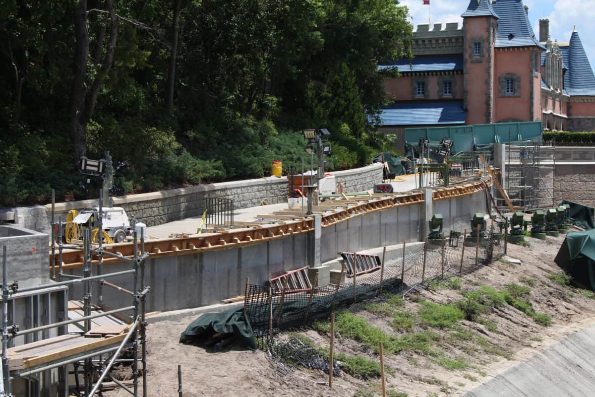 Cinderella Castle pathway widening