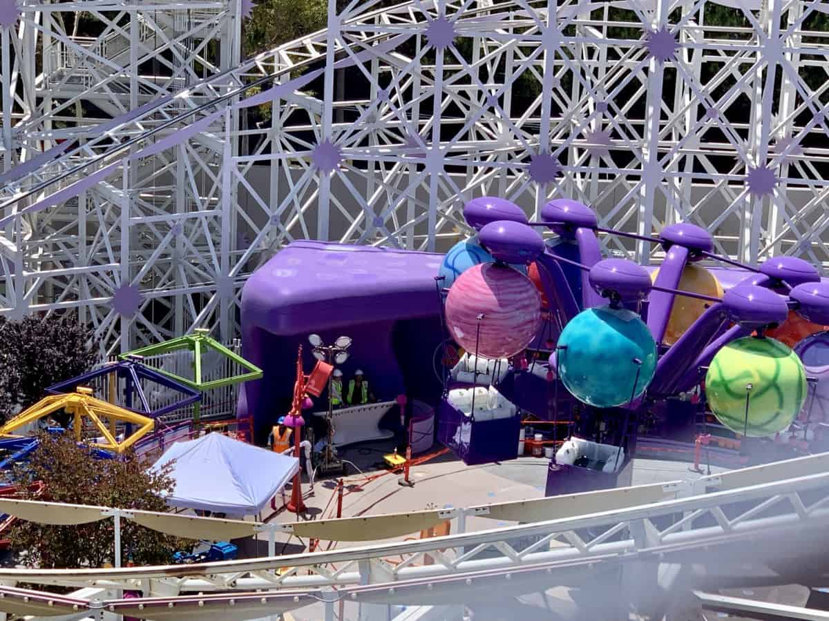 Inside Out Emotional Whirlwind Construction Updates Disney California Adventure