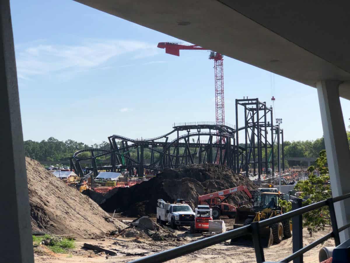 View of Tron from the PeopleMover