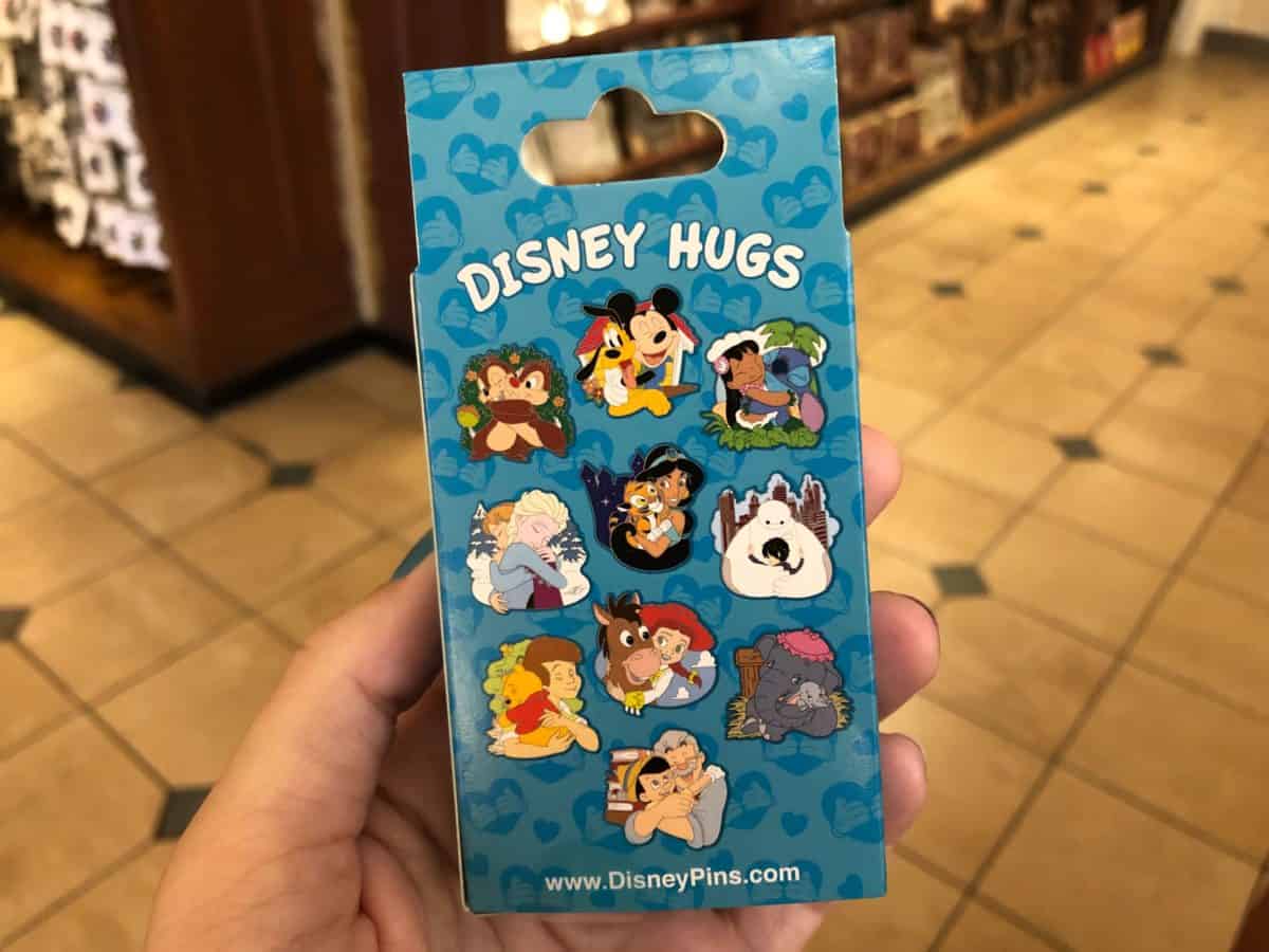 Disney Hugs back of box