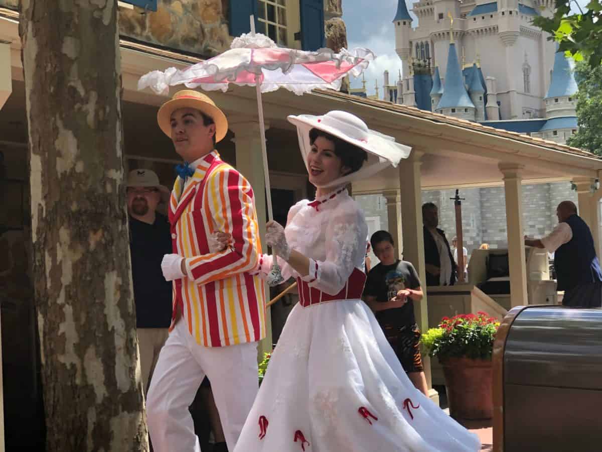 Mary Poppins and Bert
