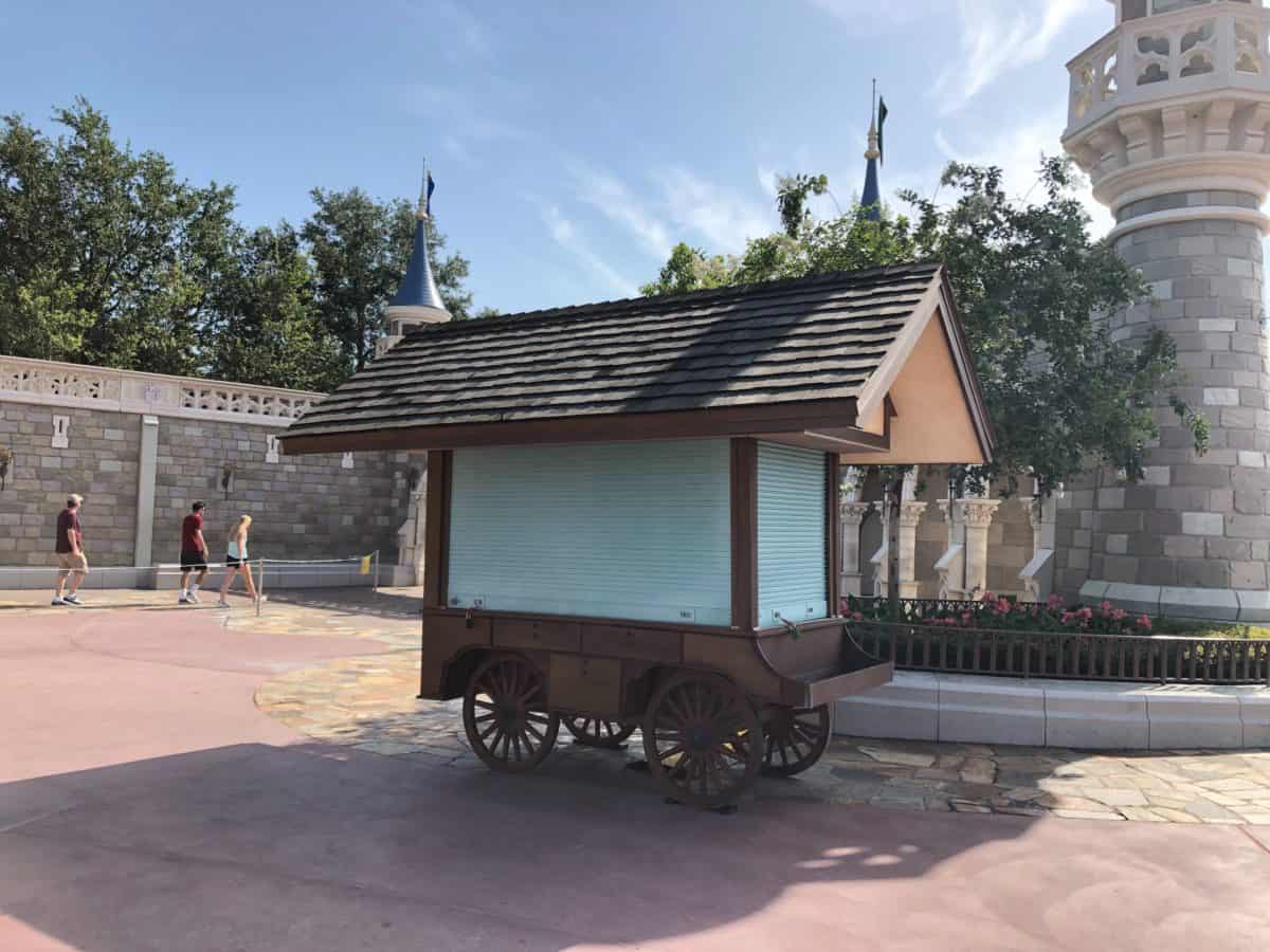New Fantasyland Cart near Pinocchio Village Haus