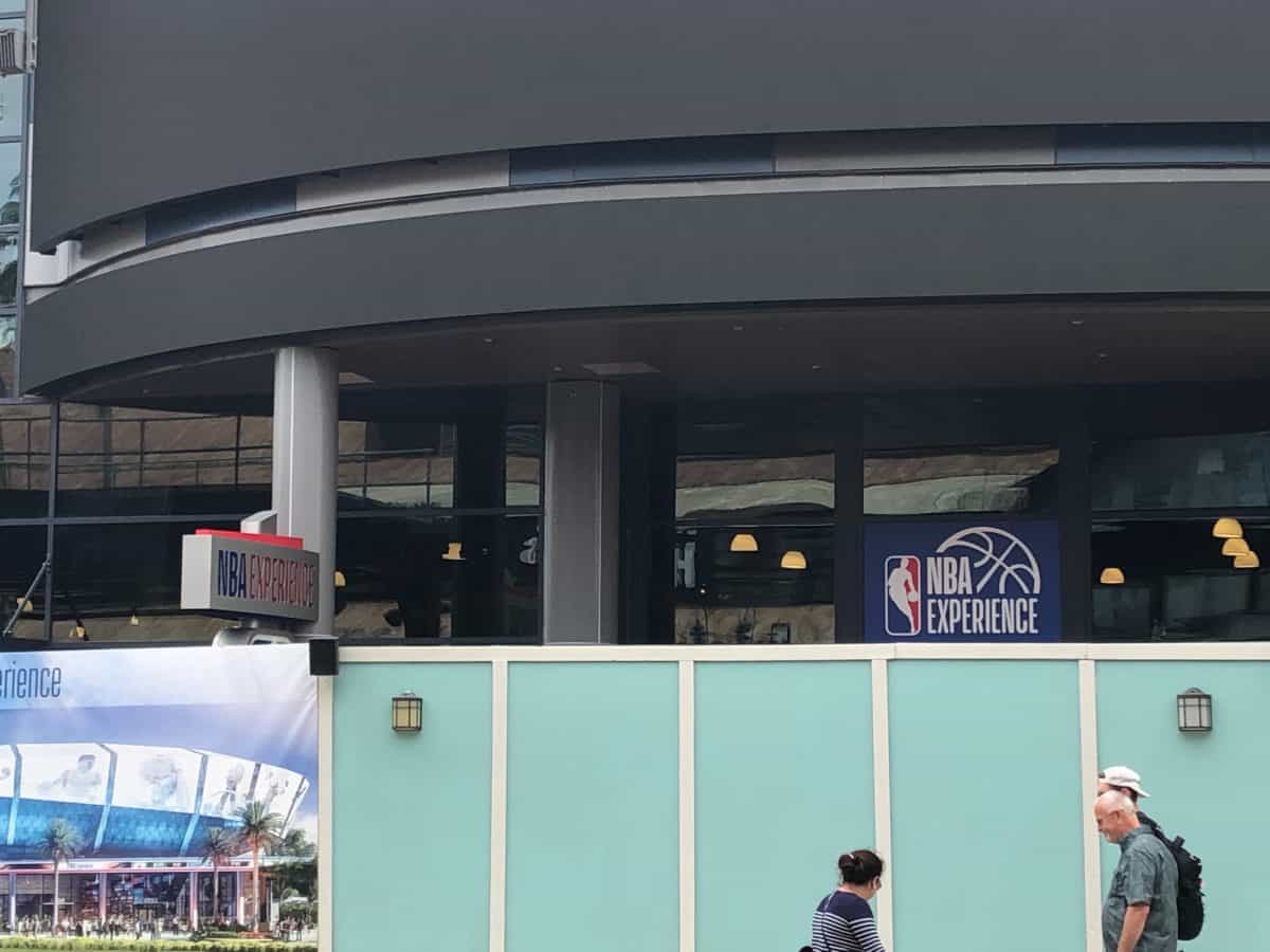 NBA Experience Entrance Signs