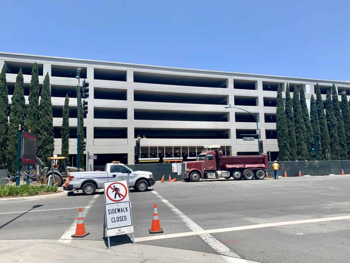 PIxar Pals Parking Structure Construction Update Disneyland Resort June 7 2019