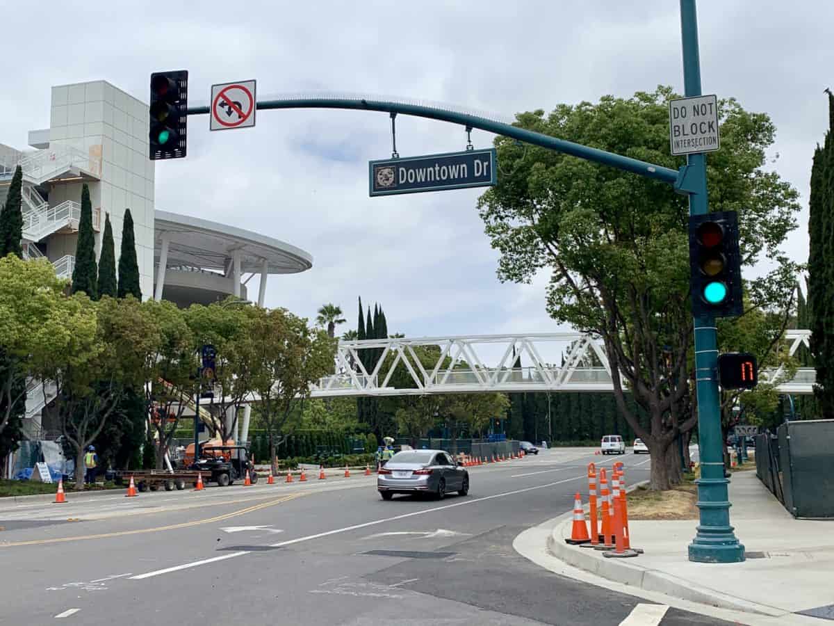 Pixar Pals Pedstrian Bridge Installation Update June 14 Disneyland Resort 