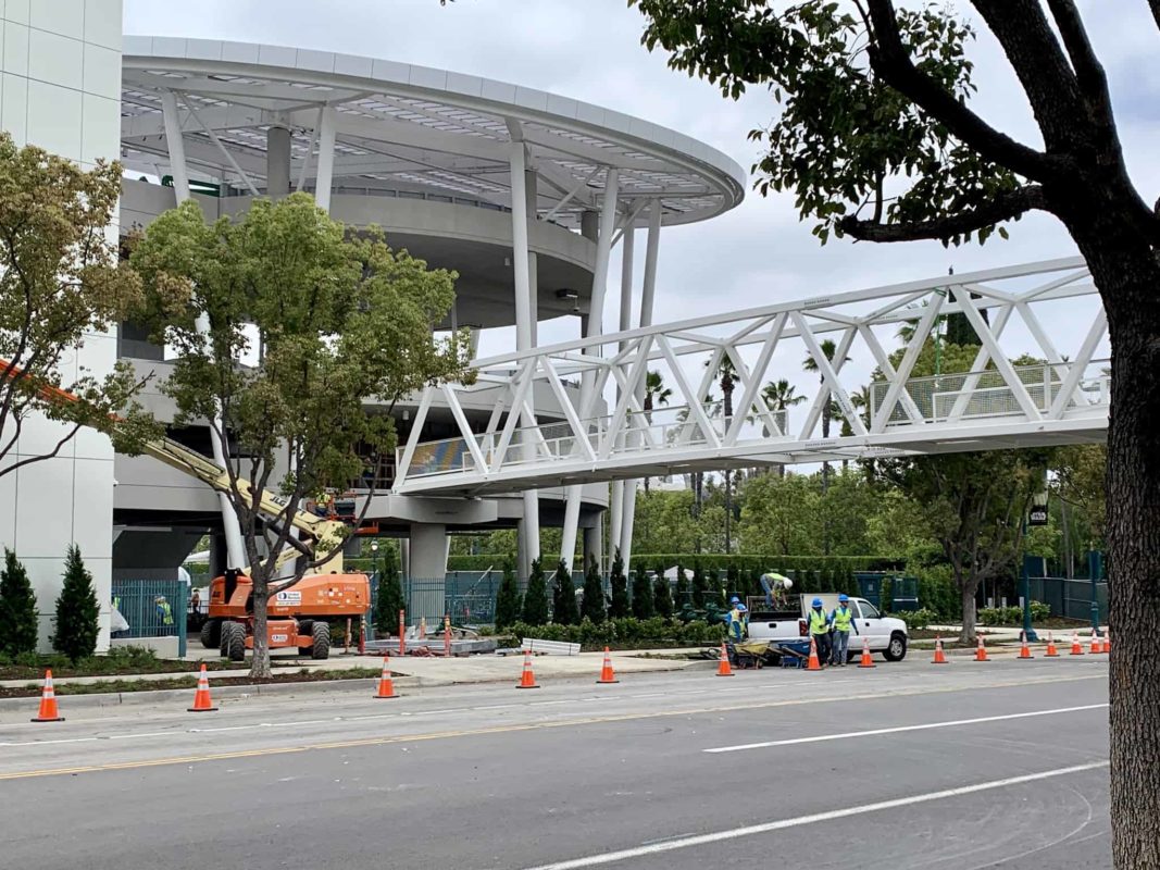Pixar Pals Pedstrian Bridge Installation Update June 14 Disneyland Resort