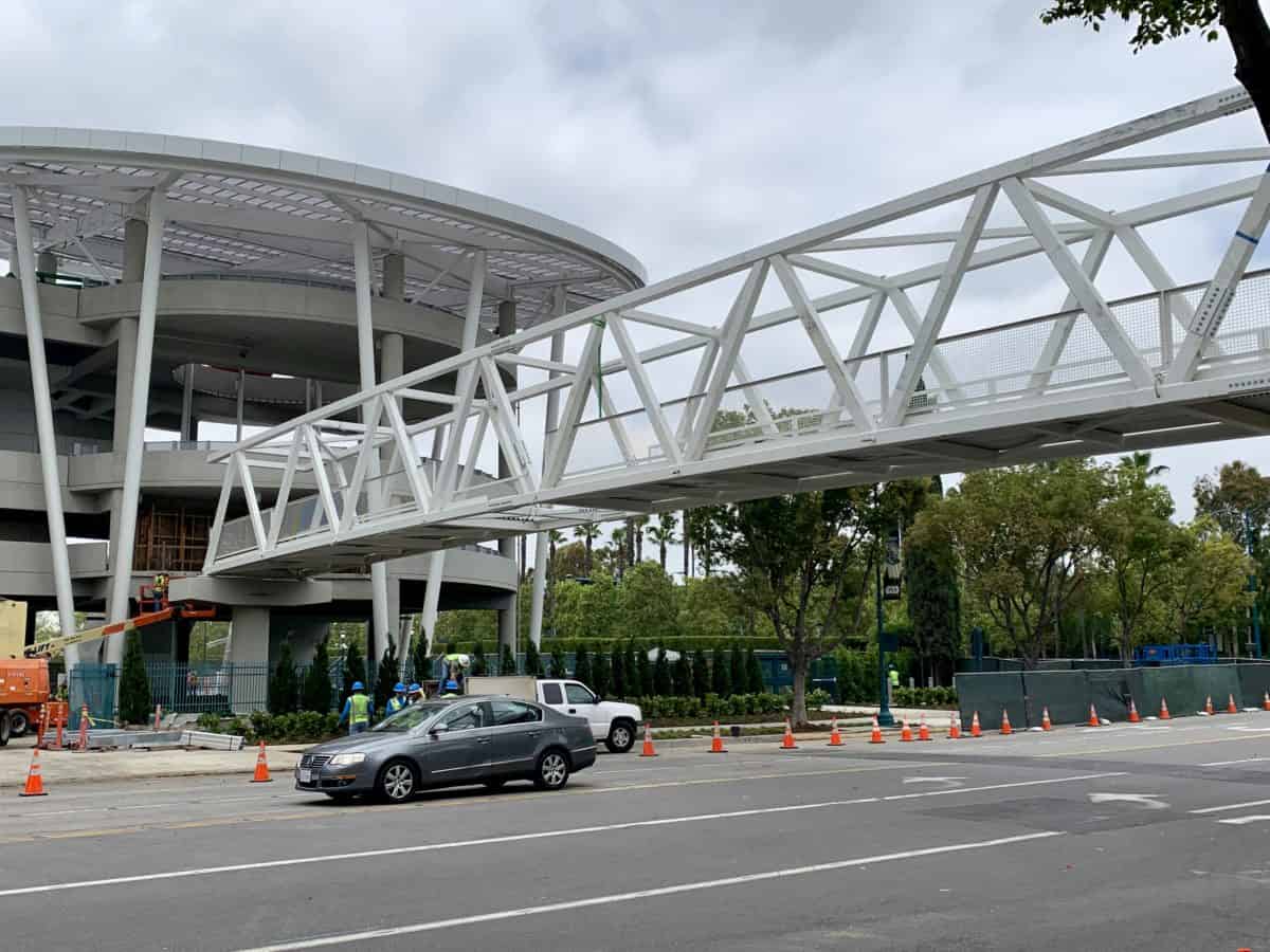 Pixar Pals Pedstrian Bridge Installation Update June 14 Disneyland Resort 