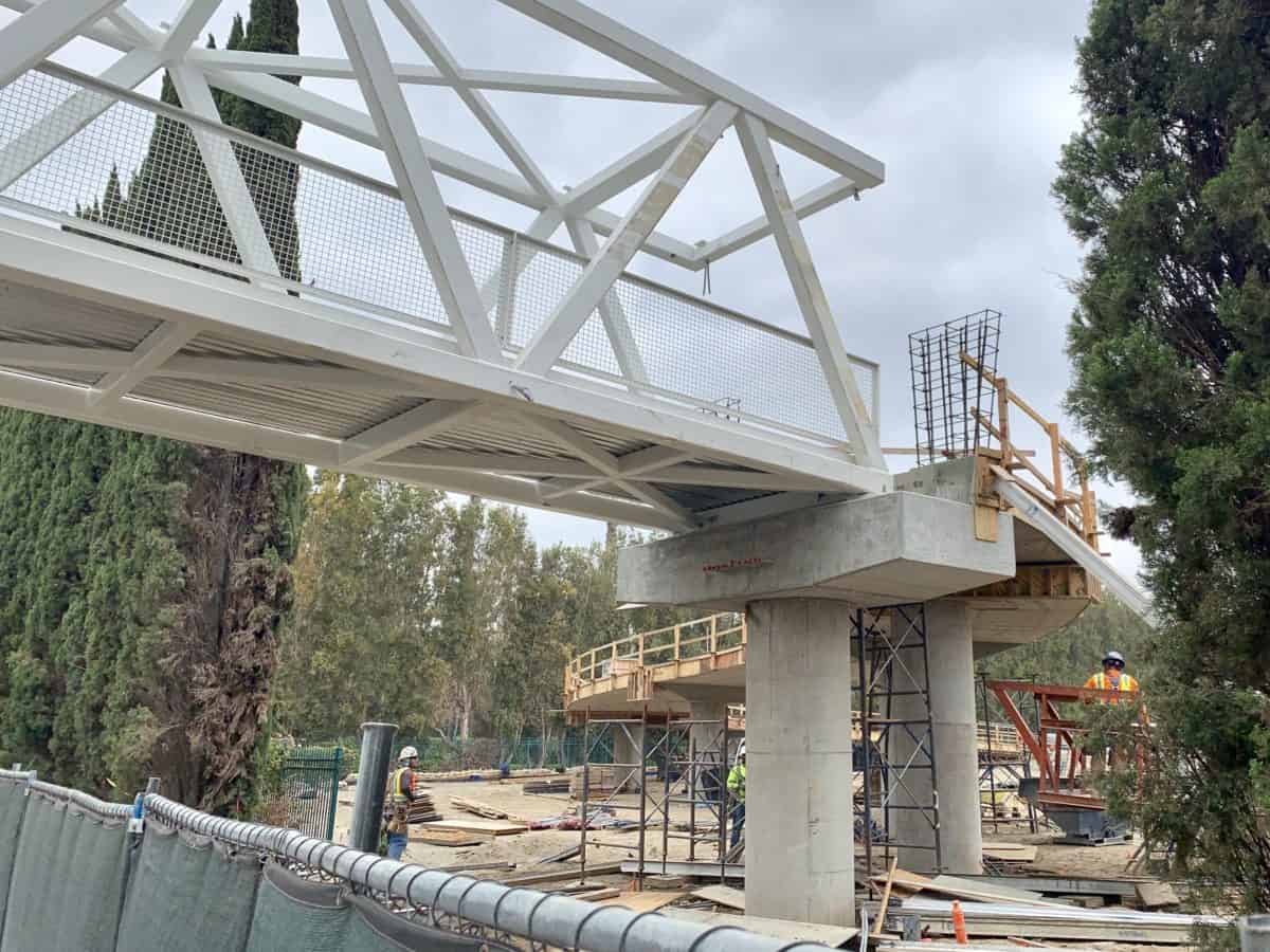 Pixar Pals Pedstrian Bridge Installation Update June 14 Disneyland Resort 