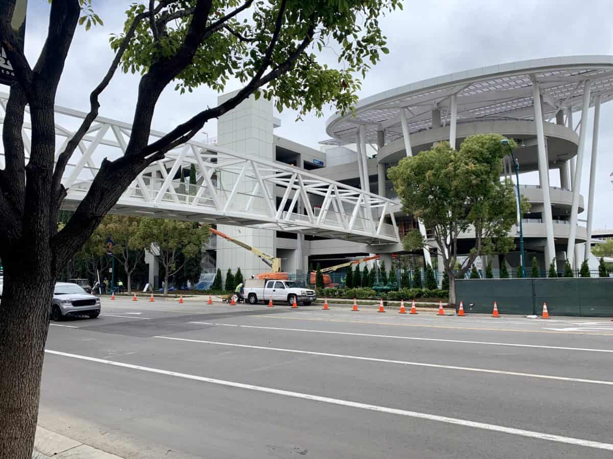 Pixar Pals Pedstrian Bridge Installation Update June 14 Disneyland Resort 