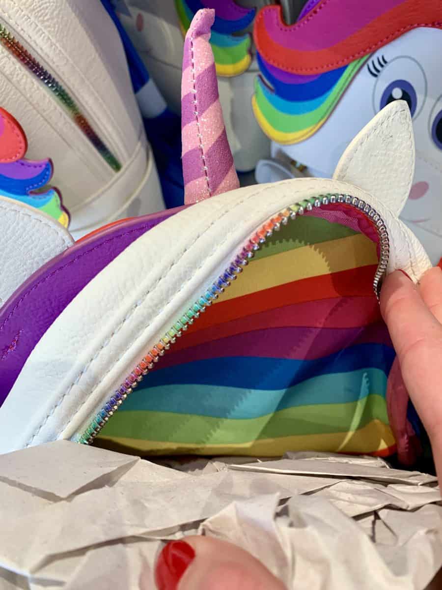 Rainbow Unicorn Loungefly Backpack Disneyland Resort